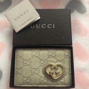 Gucci Heart Card Case